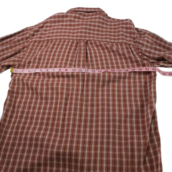 Columbia Authentic Issue Mens M Plaid Long Sleeve Shirt Vintage Y2K - Picture 9 of 12